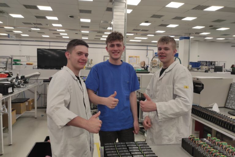 Young trainees at Incap Slovakia