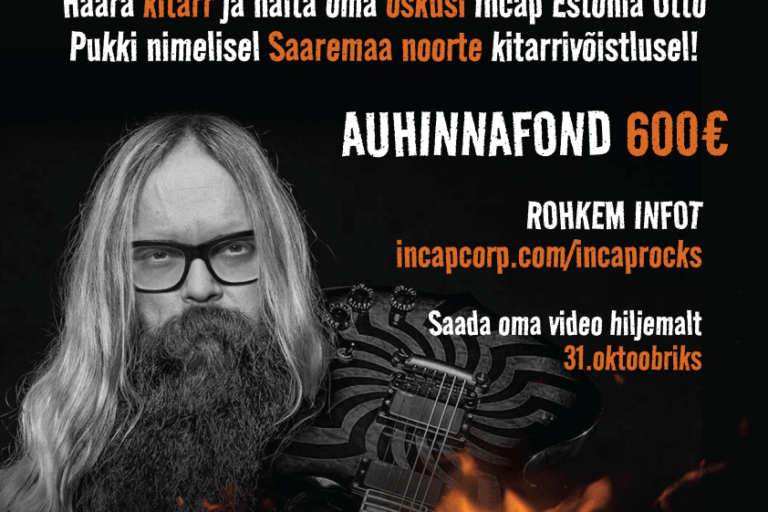 Incap Estonia kitarrivõistlus Incap Rocks 2022