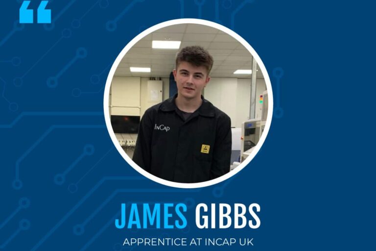 Meet the team: our apprentice James Gibbs at Incap UK