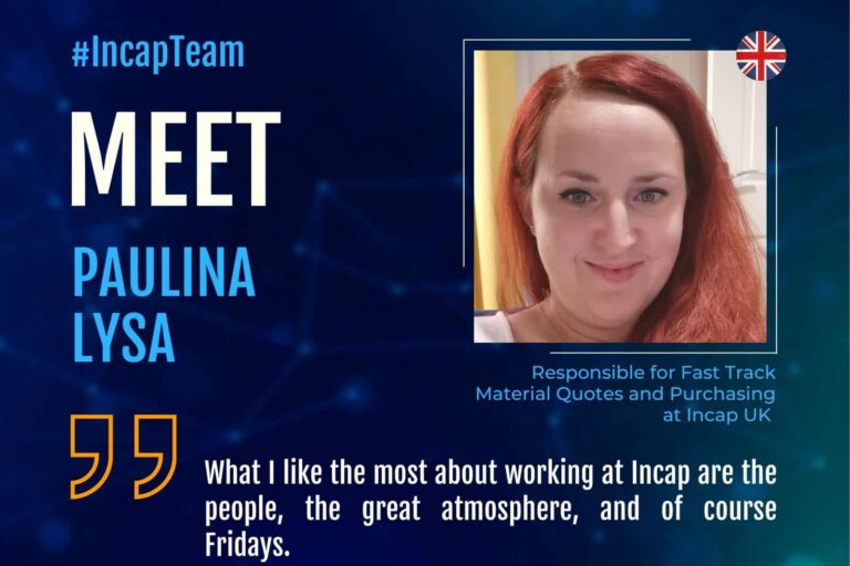 Meet the team: Paulina Lysa from Incap UK