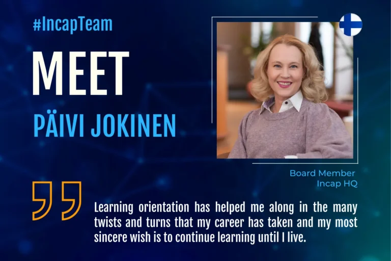 Meet the team: Päivi Jokinen from Incap HQ