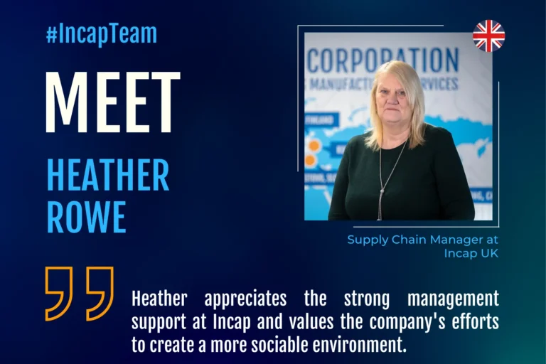 Meet our team: Heather Rowe from Incap UK