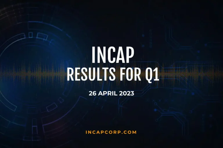 Rewatch the live webcast - Incap Corporation business review for January–March 2023