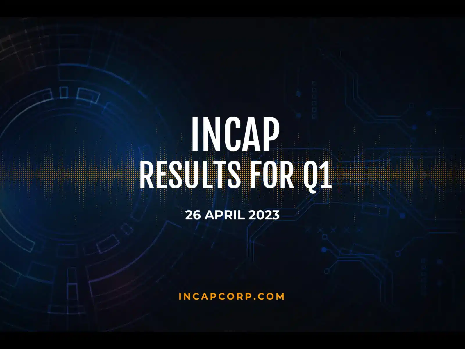 review for January–March 2023 Wiederholung des Live-Webcasts - Geschäftsbericht Incap Corporation für Januar-März 2023