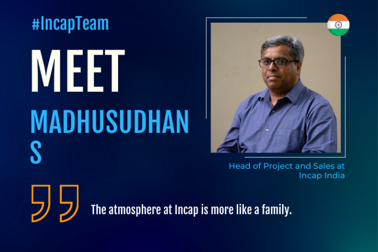 Introducing Madhusudhan S: Head of Project and Sales at Incap India