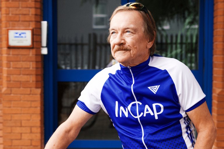 Incap UK team member Rob Plant fundraising for Dougie Mac