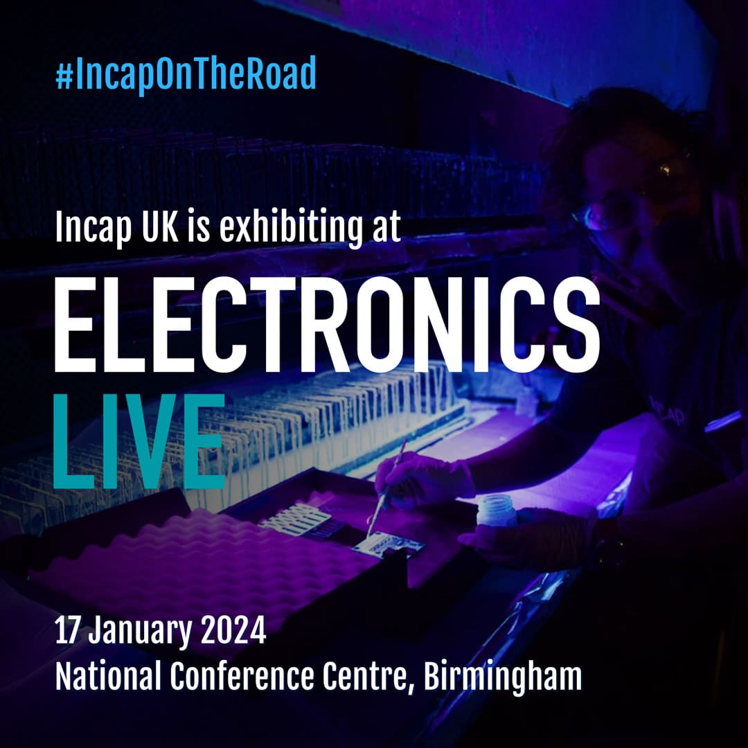 Incap UK participating in Electronics Live 2024