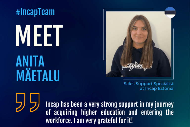 Meet Anita Mäetalu: our Sales Support Specialist at Incap Estonia