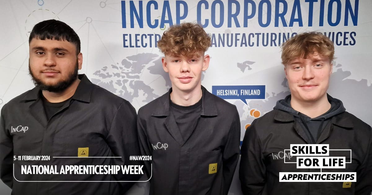 National Apprenticeship Week 2024 at Incap UK