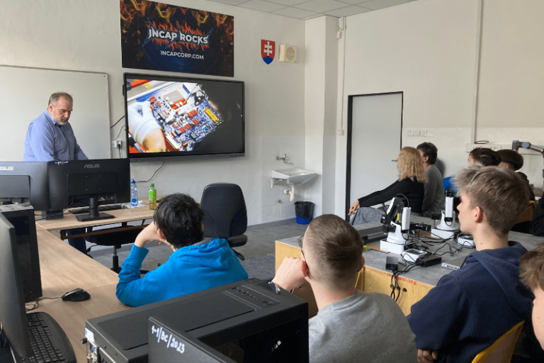 Incap Slovakia supports education with classroom equipment sponsorship