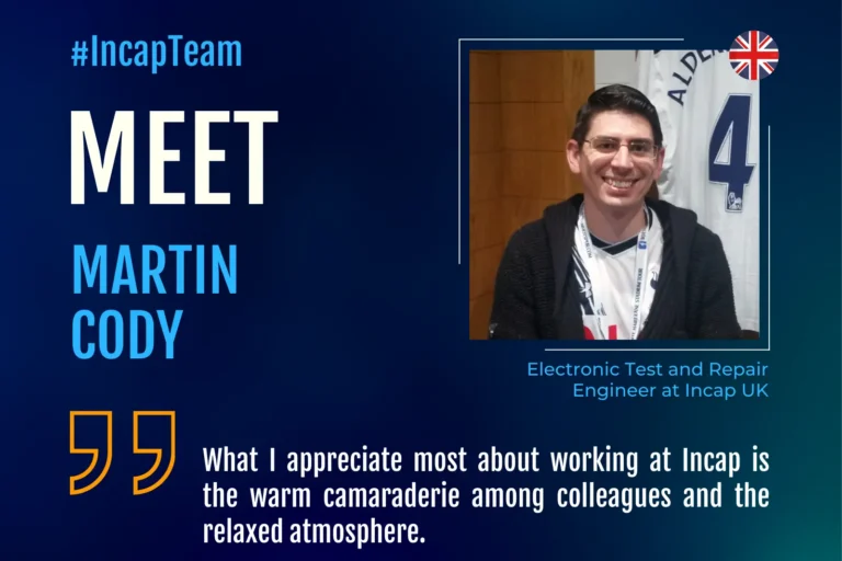 Meet our team: Martin Cody from Incap UK