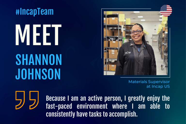 Meet Shannon Johnson, Materials Supervisor at Incap US