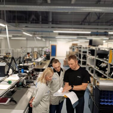 Das Team von Incap Slovakia besucht Incap Estonia - Incap Estonia Factory