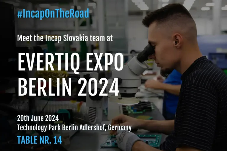 Incap Slovakia is participating in Evertiq Expo Berlin 2024