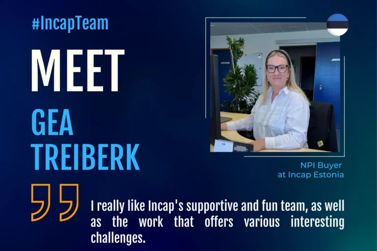 Meet Gea Treiberk, NPI Buyer at Incap Estonia