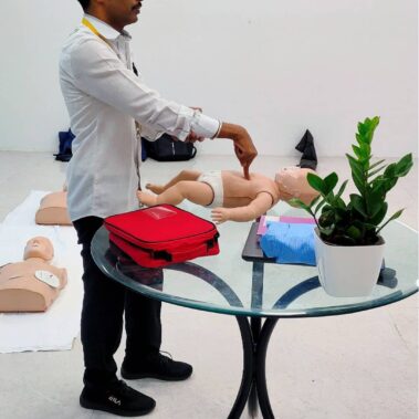 Basic Life Support training at Incap India’s new facility