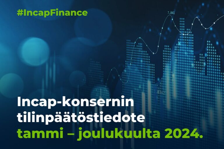 Incap-konsernin tilinpäätöstiedote tammi – joulukuulta 2024 (tilintarkastamaton)