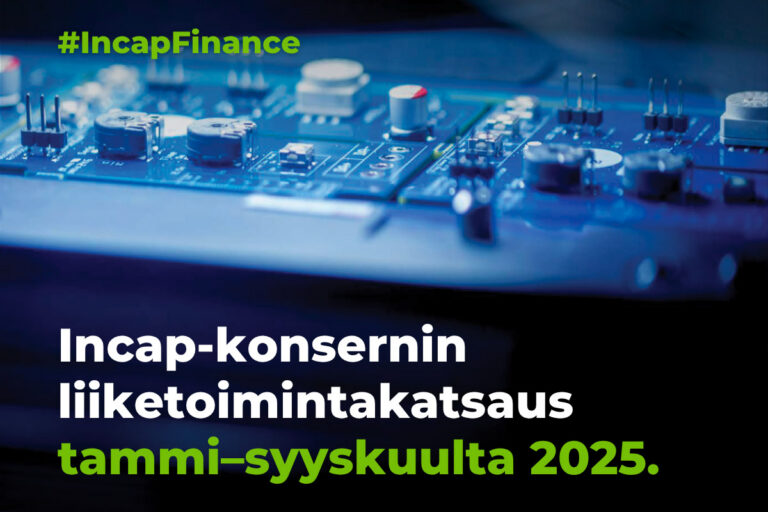 Incap-konsernin liiketoimintakatsaus tammi–syyskuulta 2025 (tilintarkastamaton) Incap-konsernin liiketoimintakatsaus tammi–syyskuulta 2025 (tilintarkastamaton)