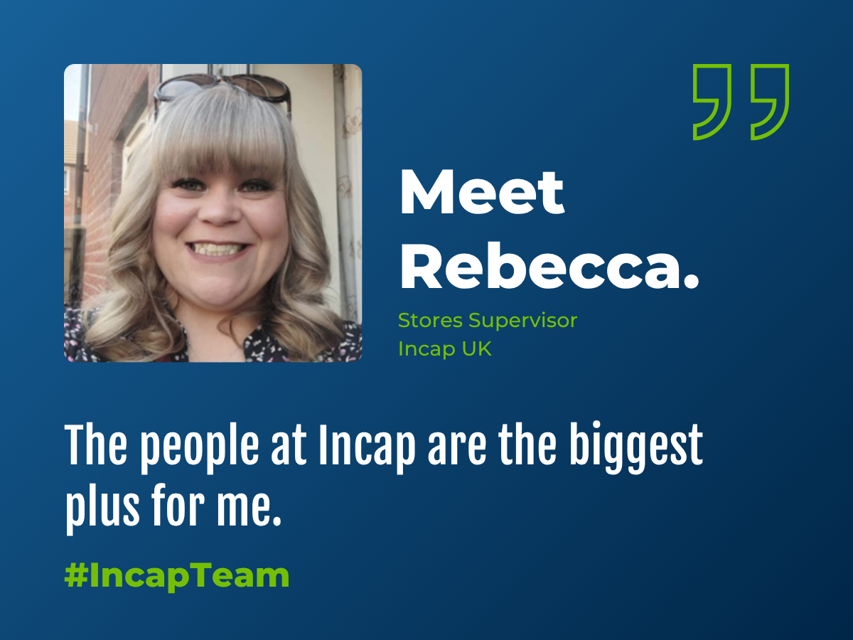 Lernen Sie das Team kennen: Rebecca Smith, Stores Supervisor bei Incap UK