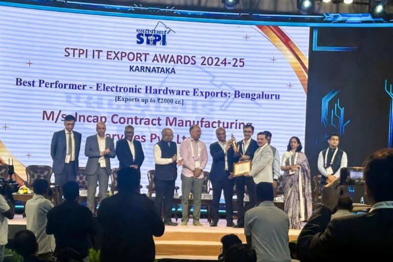 Incap India wins the STPI IT Exports Award