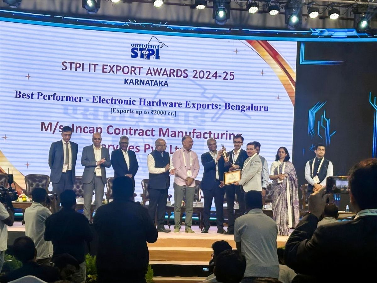 Incap India wins the STPI IT Exports Award