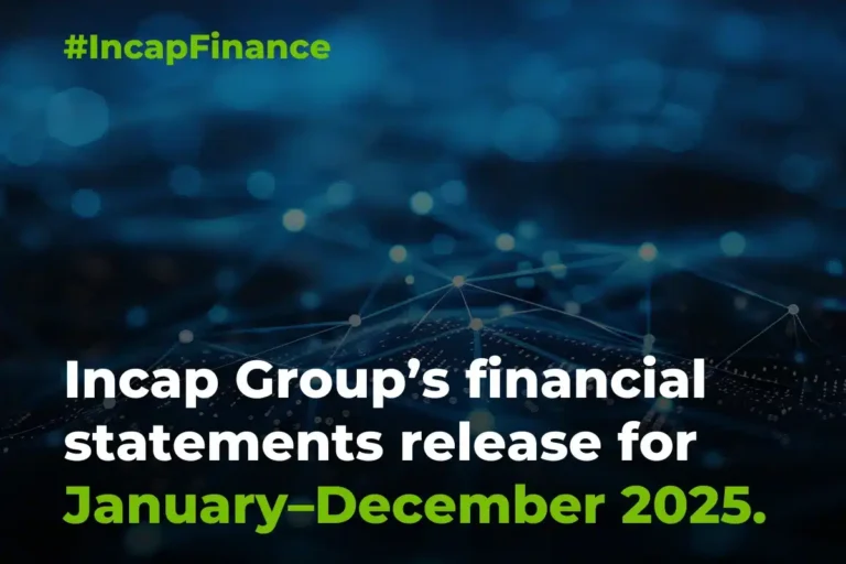 Incap Group’s financial statements release for January–December 2025 (unaudited) Incap Group’s financial statements release for January–December 2025 (unaudited)