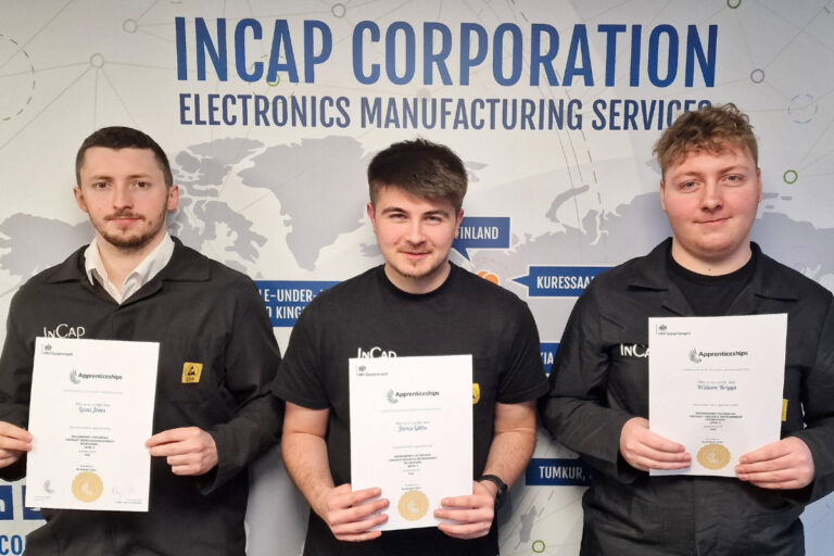 Apprentices complete engineering programme at Incap UK
