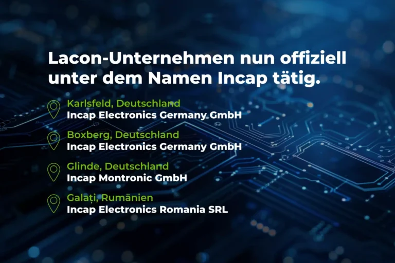 Lacon-Unternehmen nun offiziell unter dem Namen Incap tätig