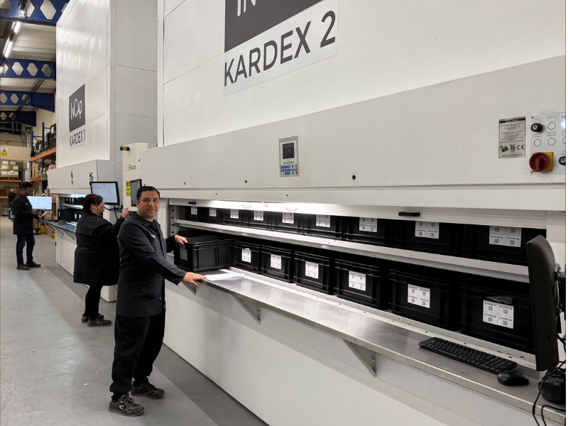 Incap UK installs vertical storage system to optimise PCBA management